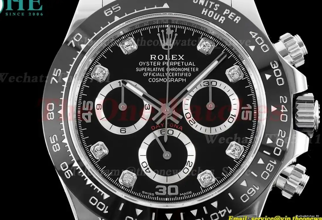 Dia 40mm SS KING SA4130 Daytona RU 116519 Black 0520